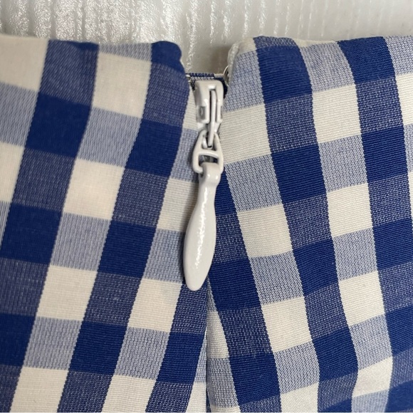 Tory Burch Sport Gingham Plaid Tennis Golf Skirt Blue/White Preppy Academia XS - Picture 9 of 11